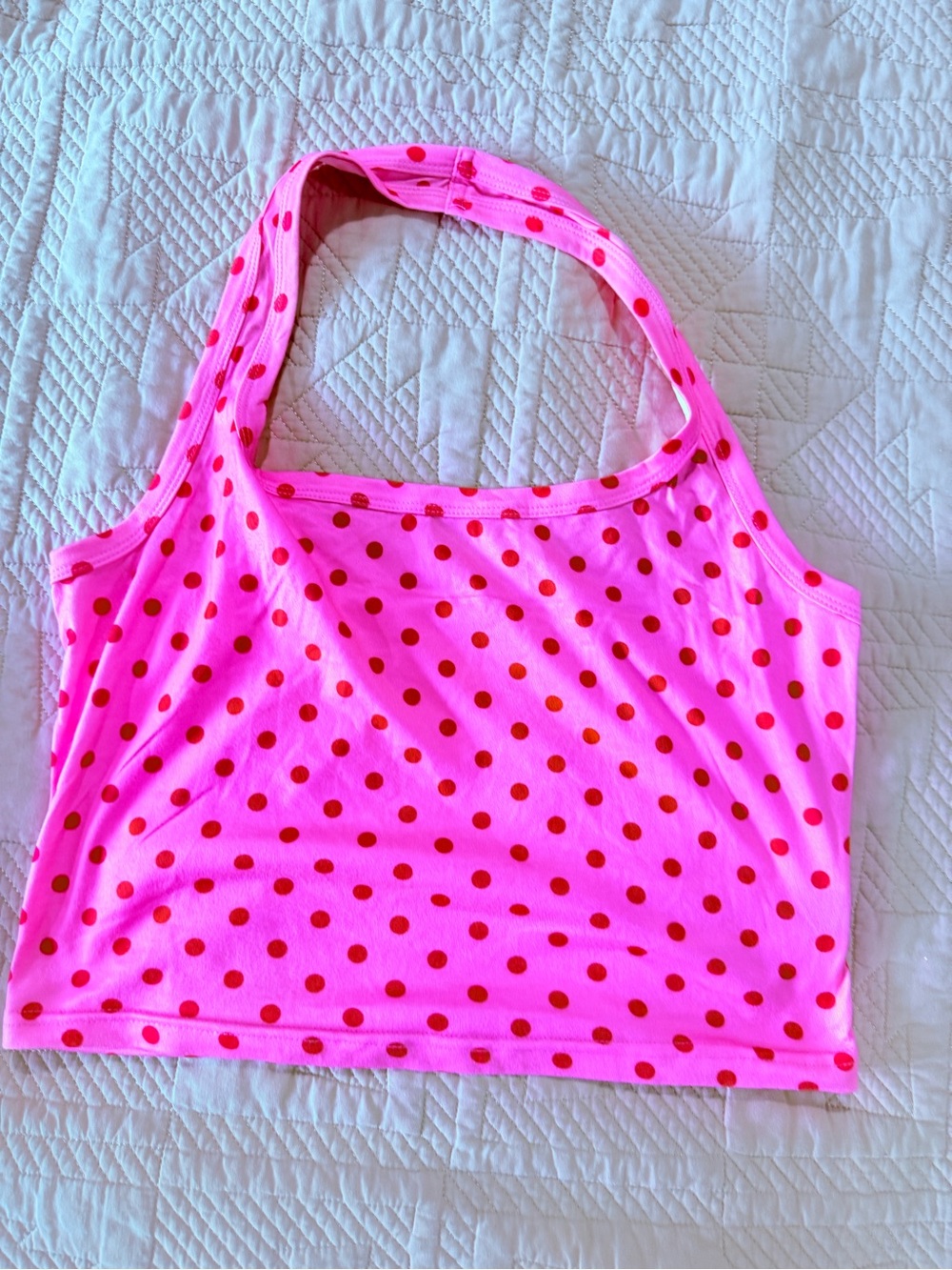 Small Polka Dot Halter Top